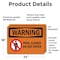 Signmission Pool Closed Do Not Enter OSHA Warning Sign, Vinyl Decal, 24in W x 18in L, 2PK OS-2PACK-WS-D-1824-L-12772 - alternate 5